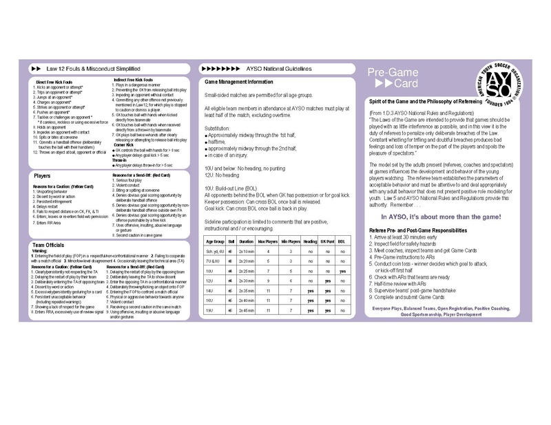 File:Pre-Game Card.pdf - AYSO Wiki
