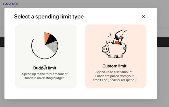 Select Budget Limit
