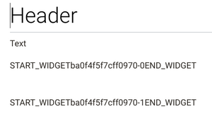 Widgets don't work with the visual editor