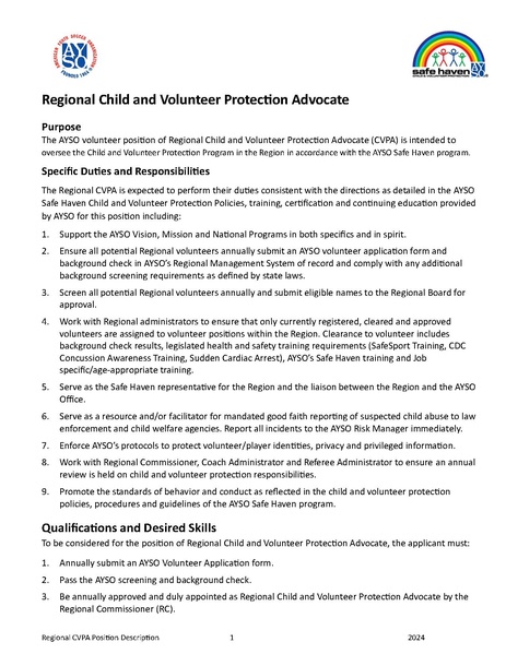 File:2024 Regional Child Volunteer Protection Advocate Postion Description.pdf