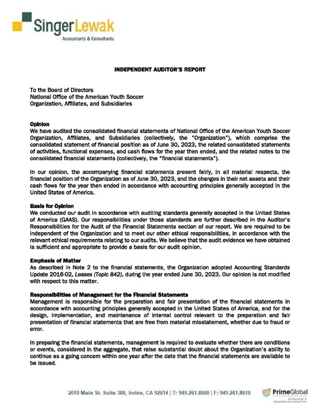 File:AYSO Audited Financial Statements Year End 06.30.23.pdf