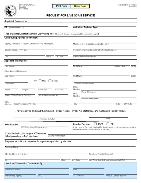 File:Request for live scan service form DOJ.pdf